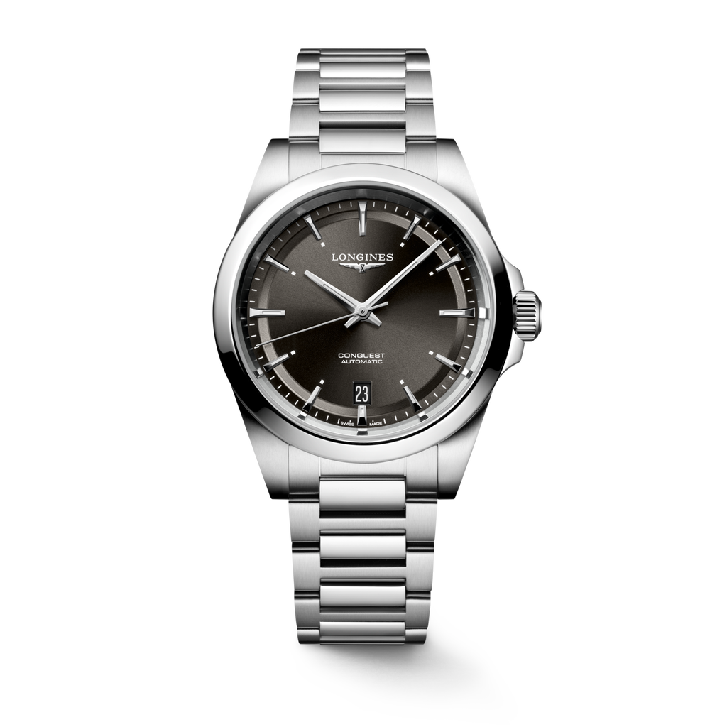 Reloj Longines Conquest Automático Dial Negro L3.720.4.52.6