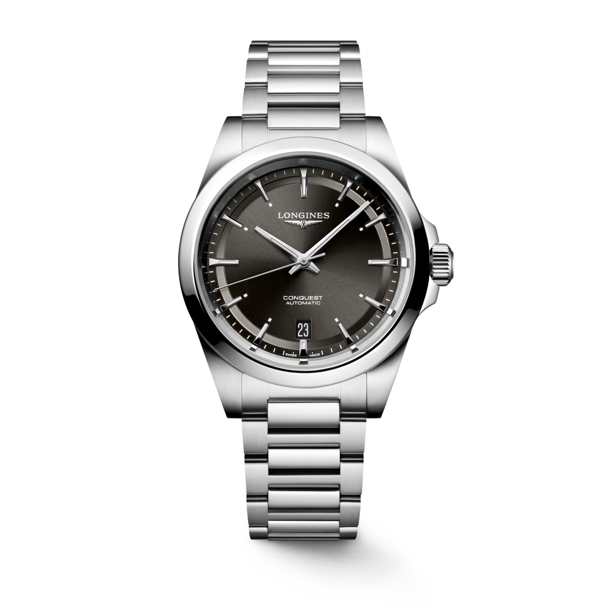 Reloj Longines Conquest Automático Dial Negro L3.720.4.52.6