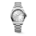 Reloj Longines Conquest Automático Dial Plateado L3.720.4.72.6