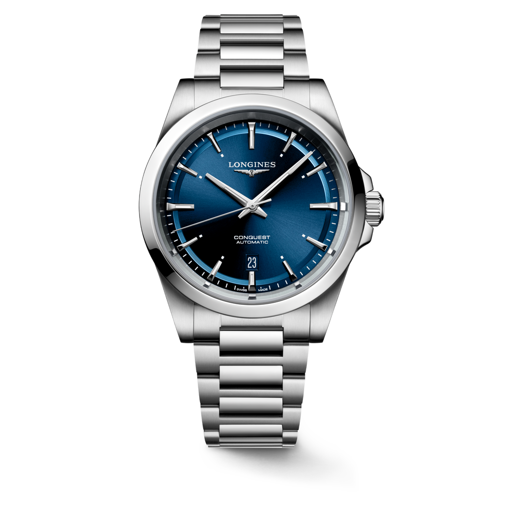 Reloj Longines Conquest Automático 41mm Dial Azul L3.830.4.92.6