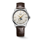 Reloj Longines Flagship Heritage Moonphase Automático Dial Marfil L4.815.4.78.2