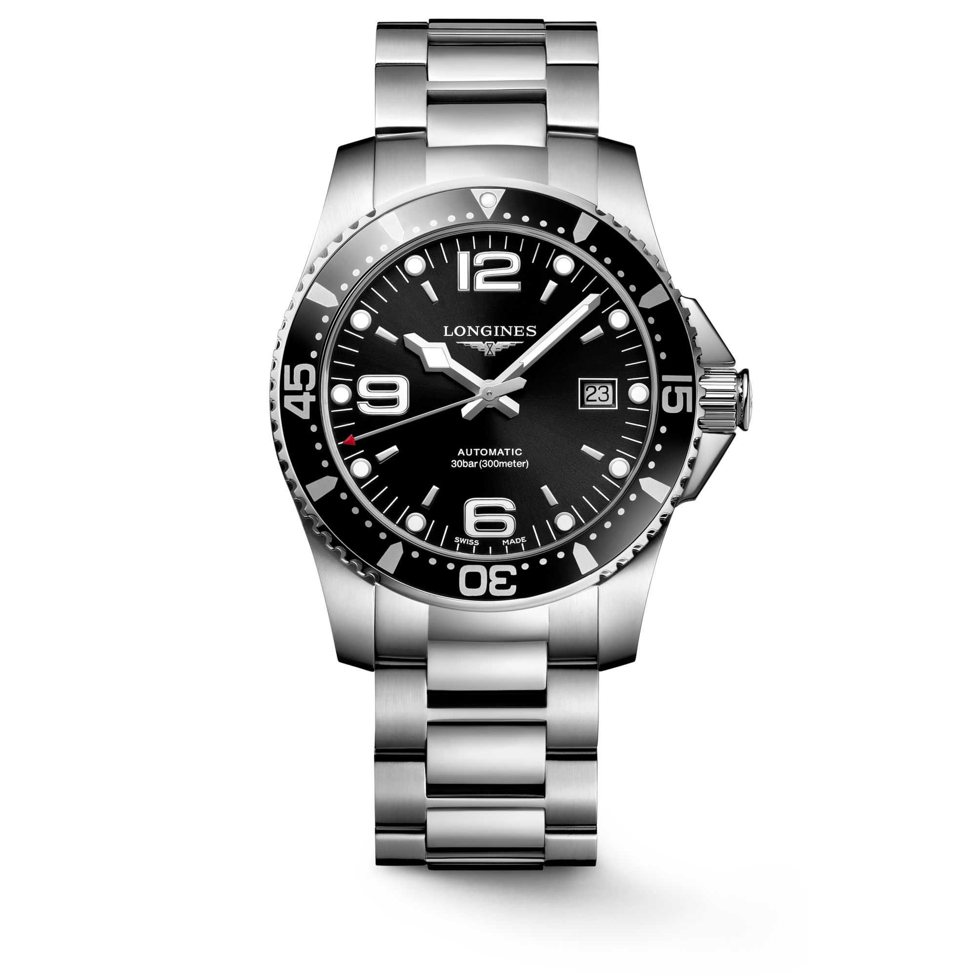 Reloj Longines HydroConquest 41mm Automático Dial Negro L3.742.4.56.6