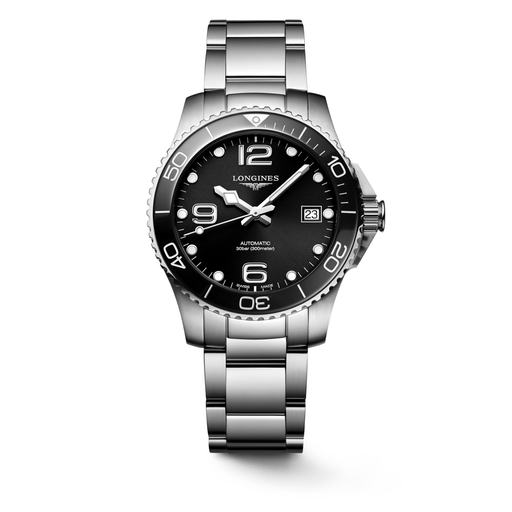 Reloj Longines HydroConquest 39mm Automático Dial Negro L3.780.4.56.6