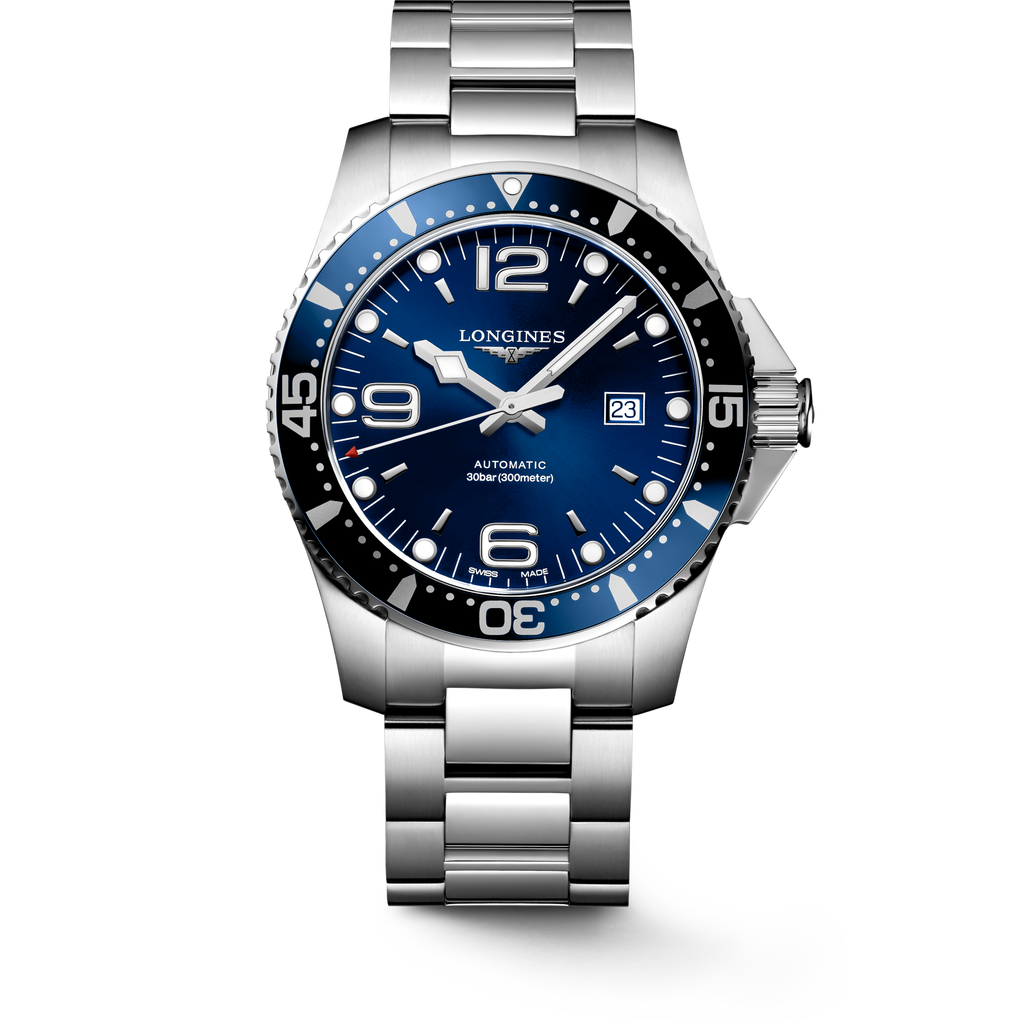 Reloj Longines HydroConquest 44mm Automático Dial Azul L3.841.4.96.6