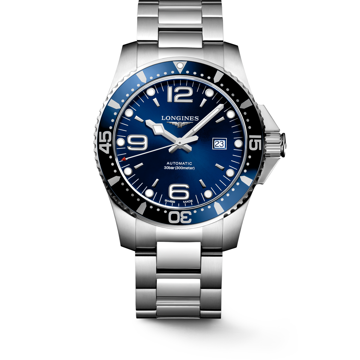 Reloj Longines HydroConquest 44mm Automático Dial Azul L3.841.4.96.6