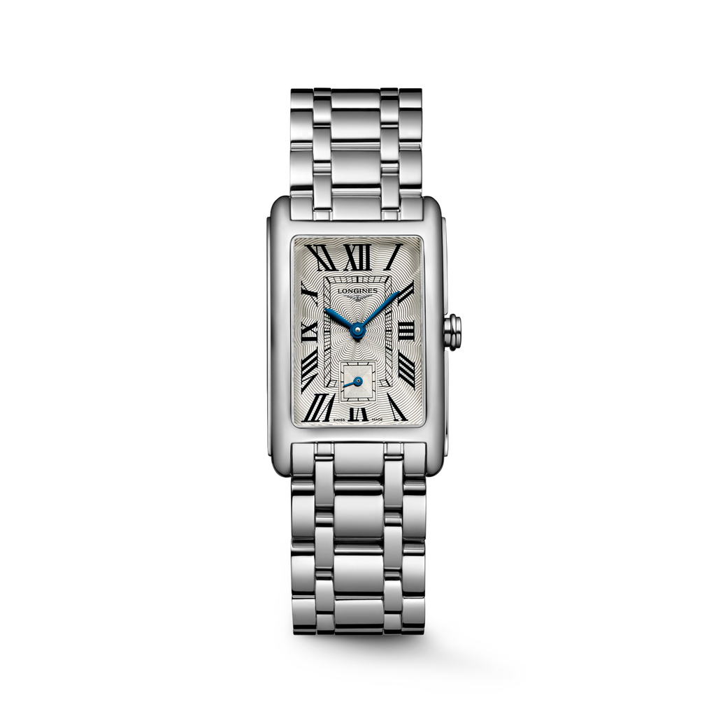 Reloj Longines DolceVita Cuarzo Dial Plateado Flinqué L5.512.4.71.6