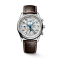 Reloj Longines Master Collection Complete Calendar Chrono Moonphase Correa Marrón L2.673.4.78.3