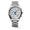 Reloj Longines Master Collection Chronograph Moonphase Automático Brazalete Acero L2.773.4.78.6