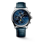 Reloj Longines Master Collection Chronograph Moonphase Automático Dial Azul L2.773.4.92.0