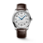 Reloj Longines Master Collection Automático Correa Marrón Dial Plateado L2.793.4.78.3