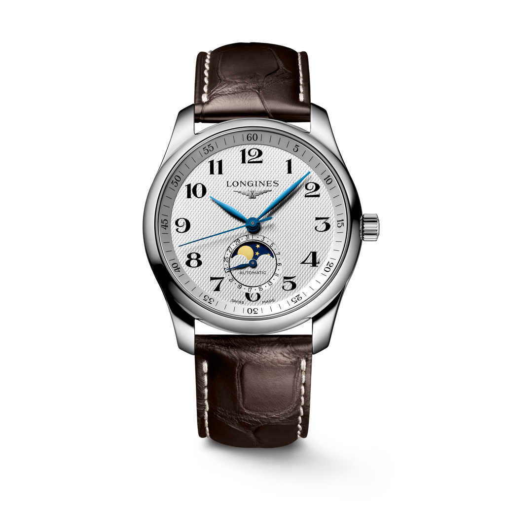 Reloj Longines Master Collection Moonphase Automático Correa Marrón L2.909.4.78.3