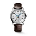 Reloj Longines Master Collection Moonphase Automático Correa Marrón L2.909.4.78.3