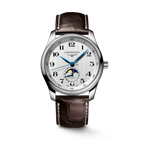 Reloj Longines Master Collection Moonphase Automático Correa Marrón L2.909.4.78.3