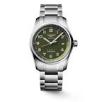 Reloj Longines Spirit Automático Cronometro Dial Verde L3.810.4.03.2