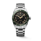 Reloj Longines Spirit Zulu Time Automático Dial Antracita L3.802.4.63.6