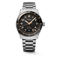 Reloj Longines Spirit Zulu Time 42mm Automático Dial Negro L3.812.4.50.6