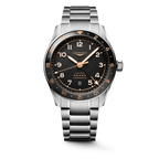 Reloj Longines Spirit Zulu Time 42mm Automático Dial Negro L3.812.4.50.6